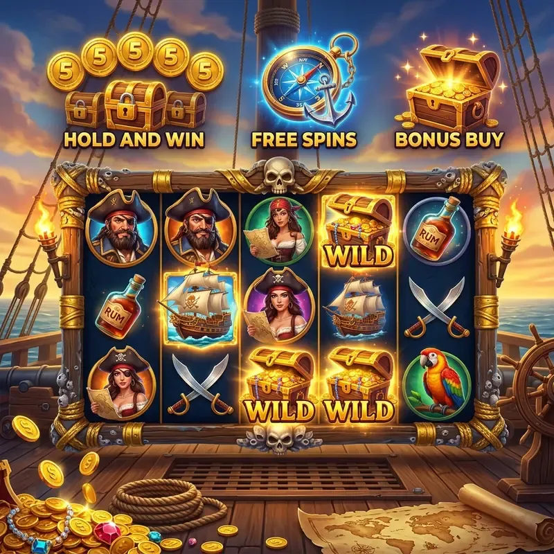 Pirate Chest Slot Online Demo, Features
