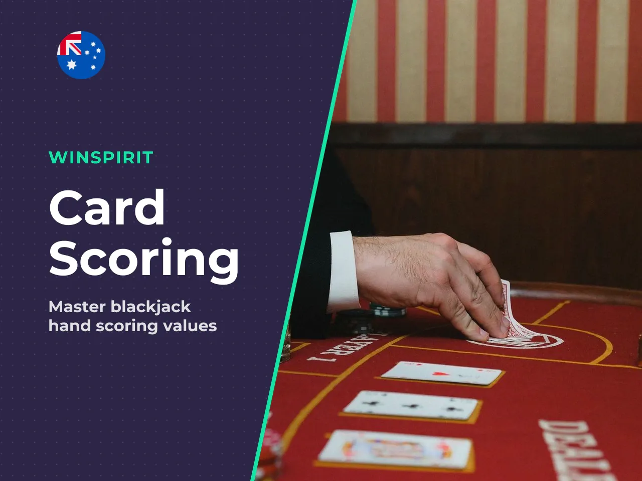 Card values and how a blackjack