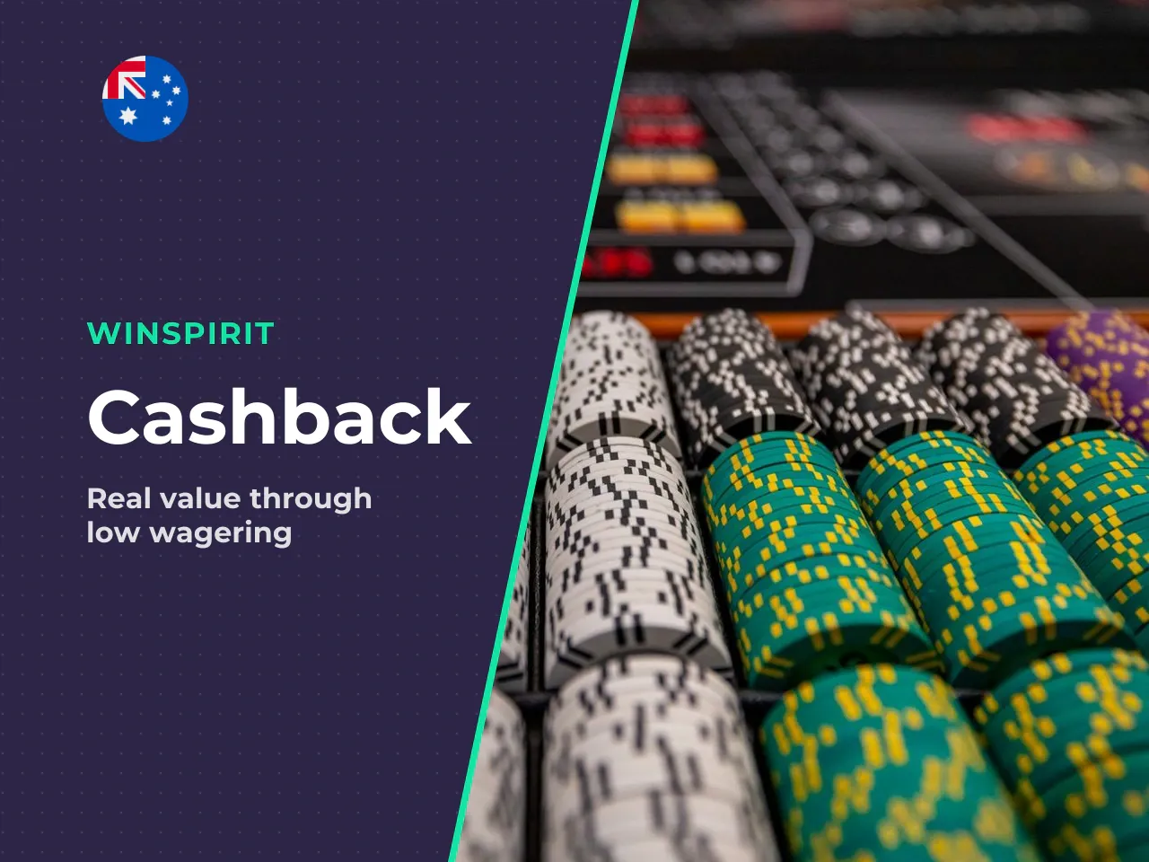The cashback at x5 wagering is