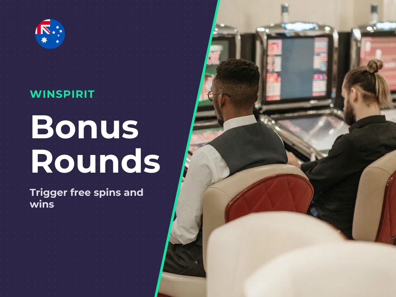 Free spins feature and bonus rounds