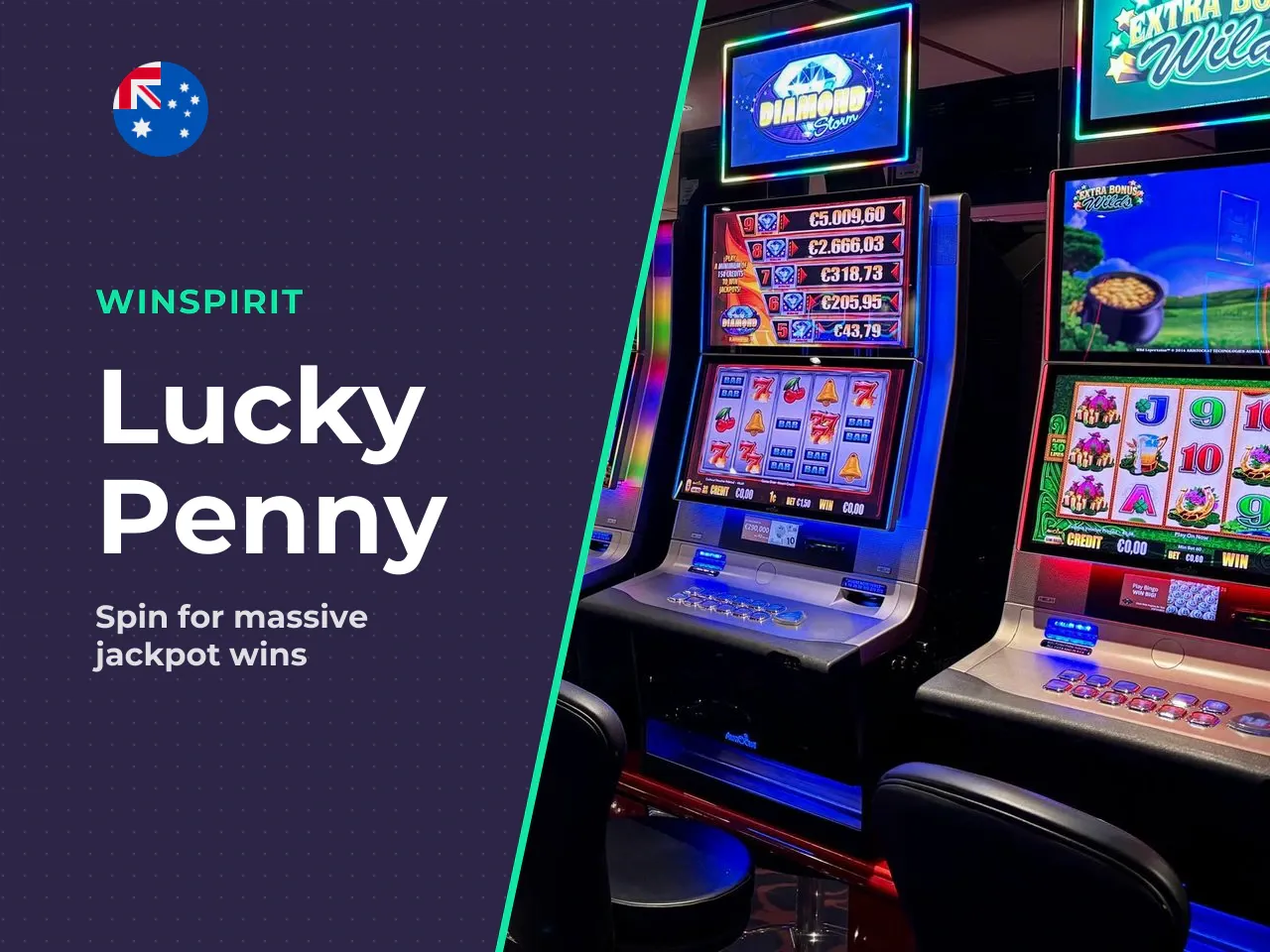 Lucky Penny is a six-reel, five-row