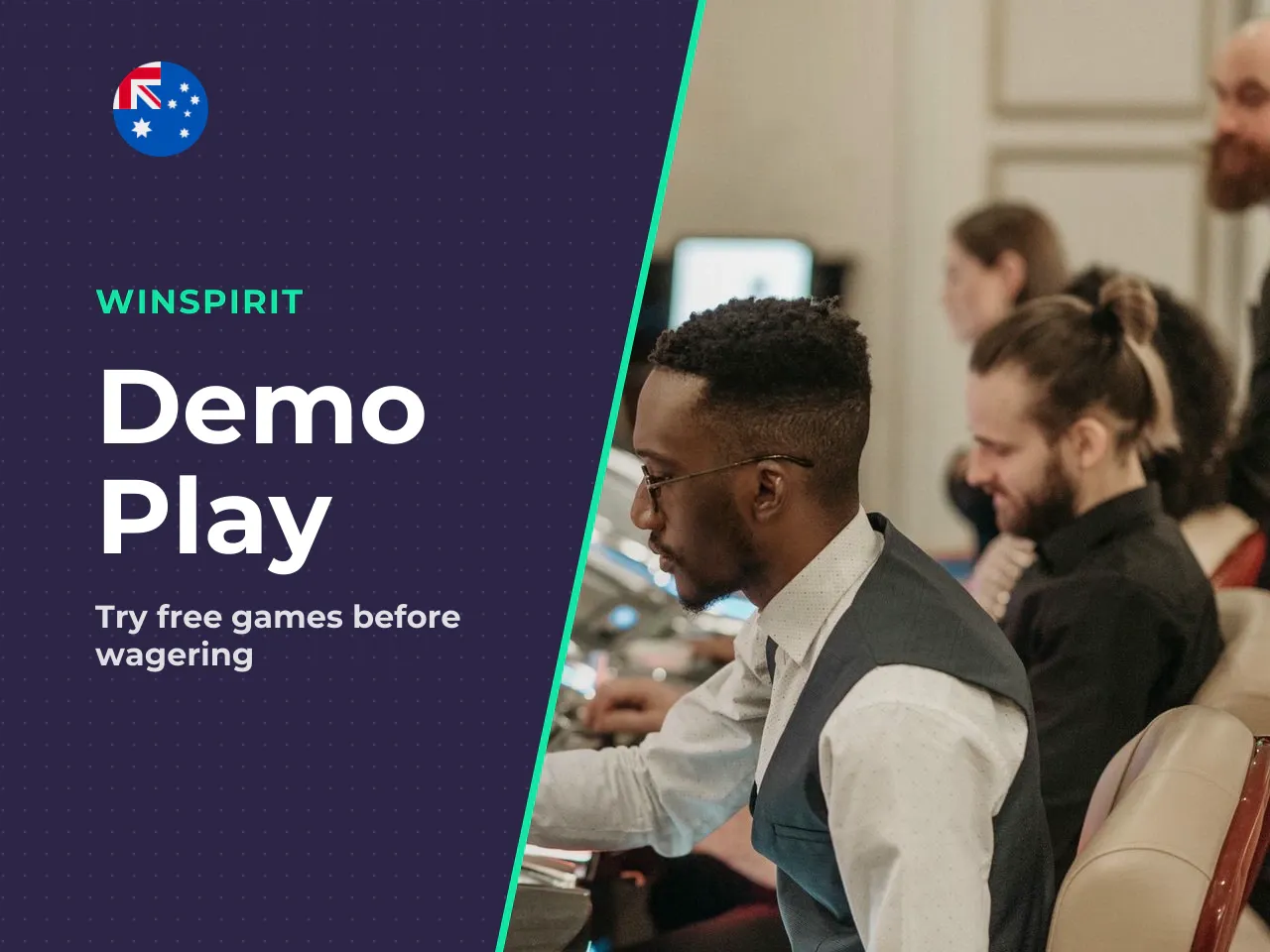 Demo modes and free-play offers serve