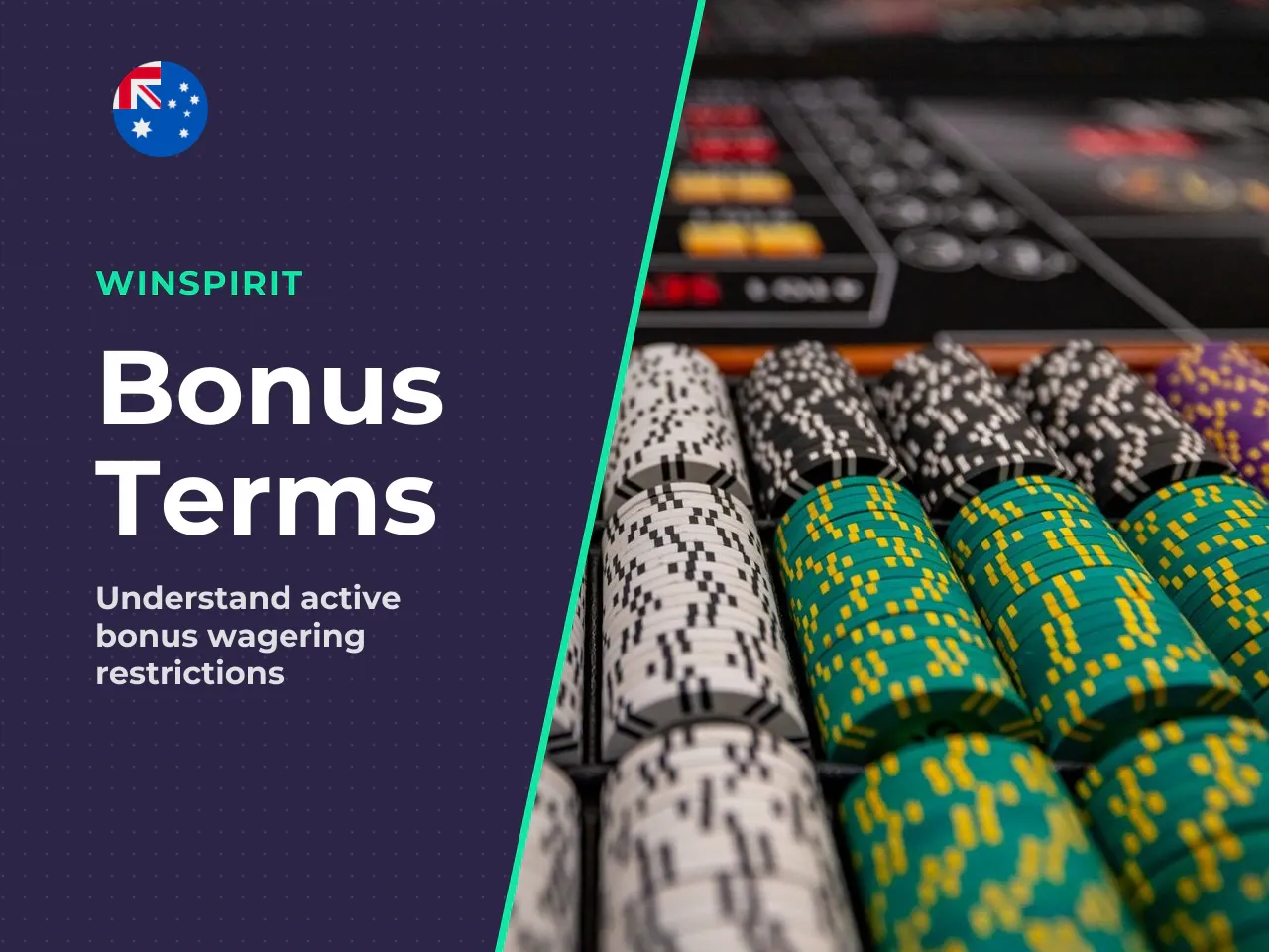 Bonus, wagering, and compliance reasons. An