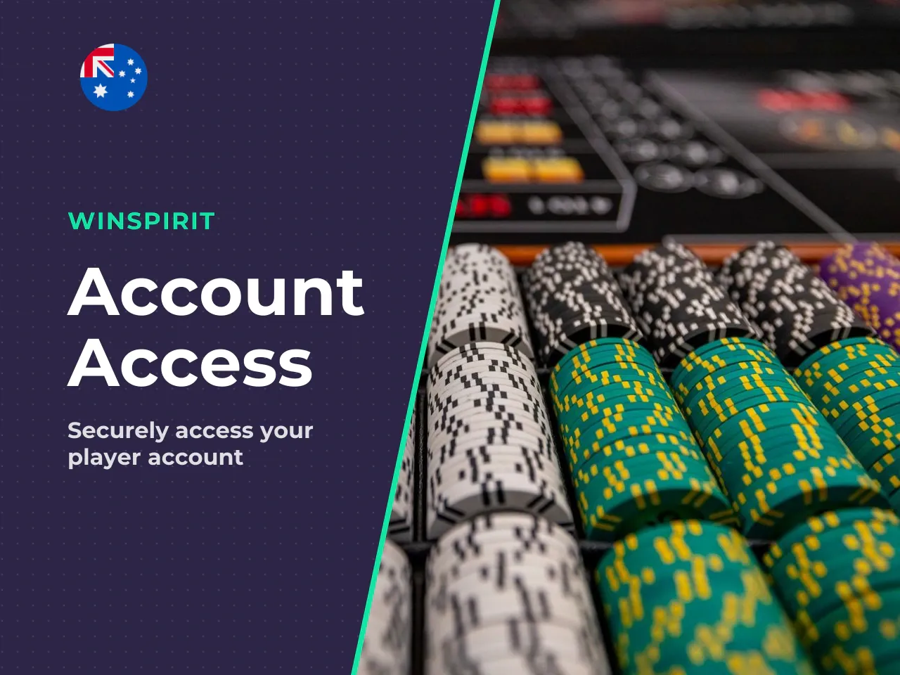 Logging into an online casino means