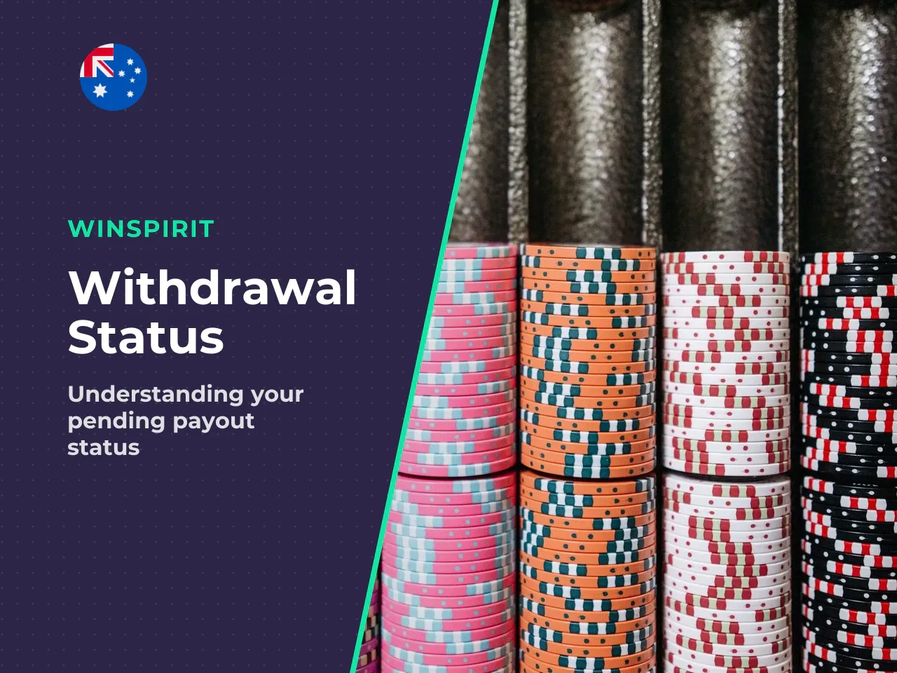 What pending means in Winspirit casino